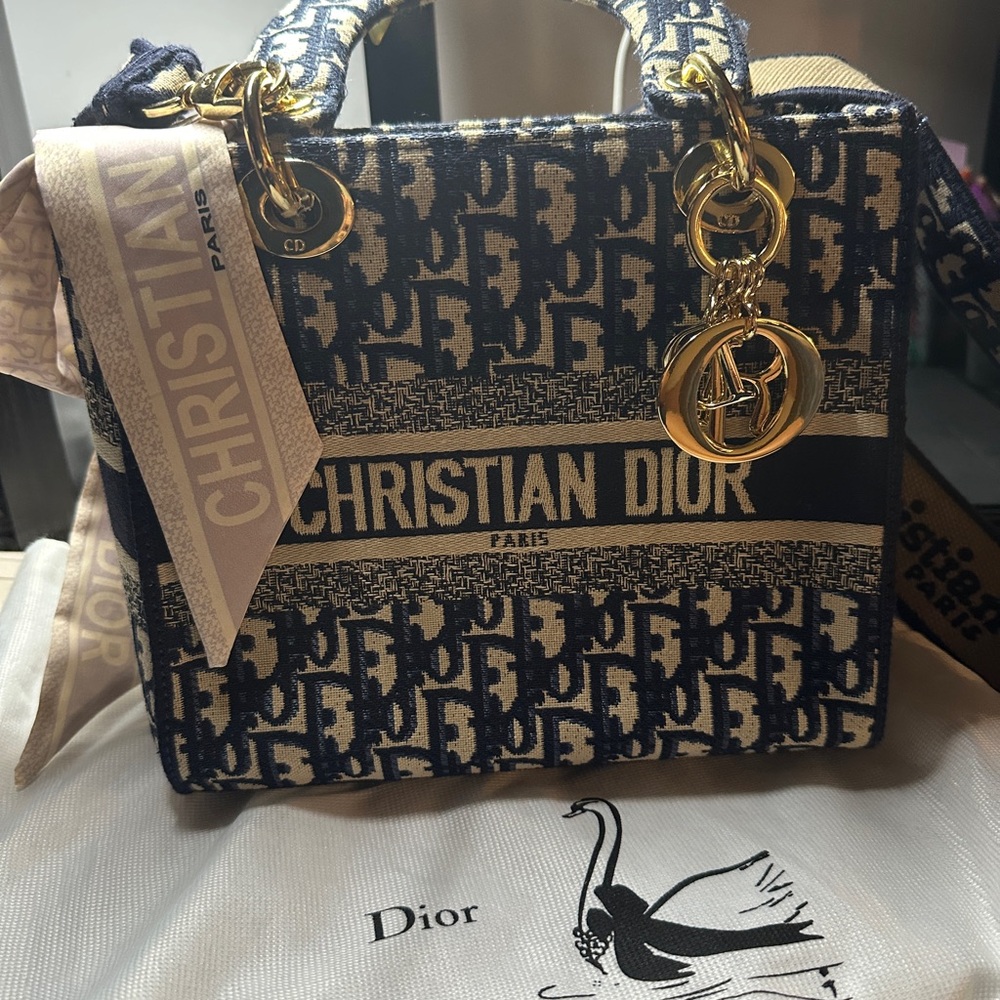 Dior Blue Designer Handbag